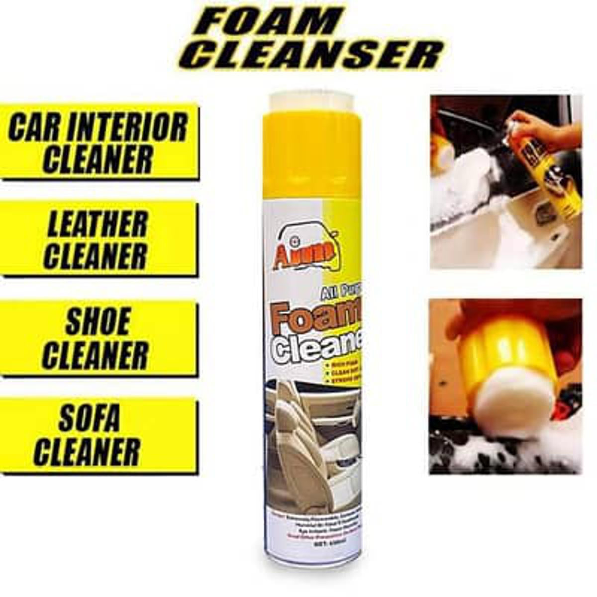 Foam cleaner for car seats roof and household items sofa clenaer