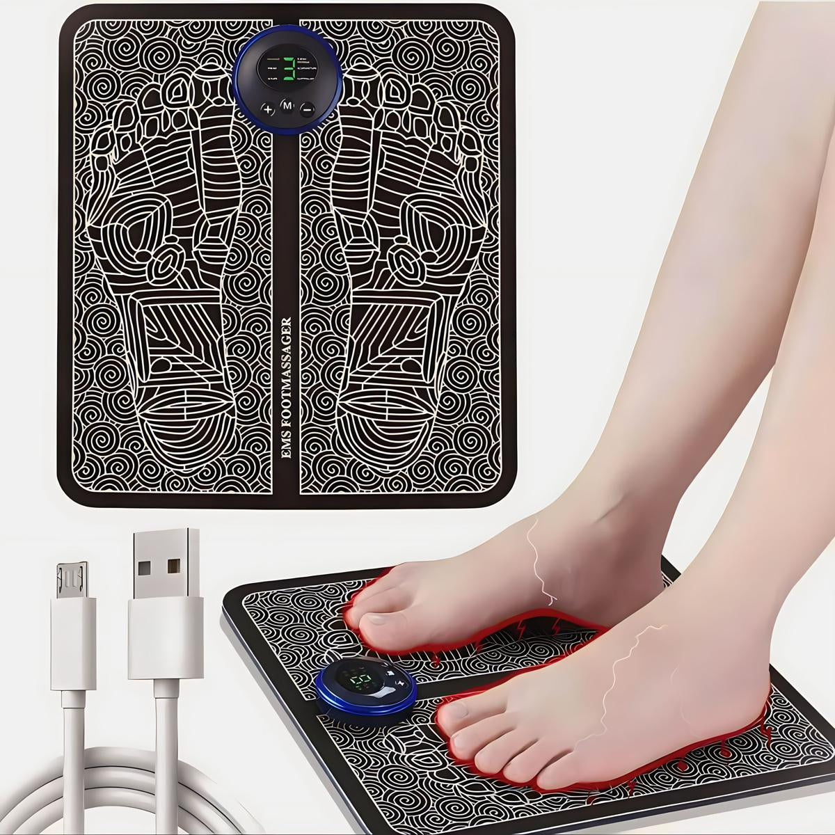 Electric EMS Foot Massager Reflexology Pain Foot Massager