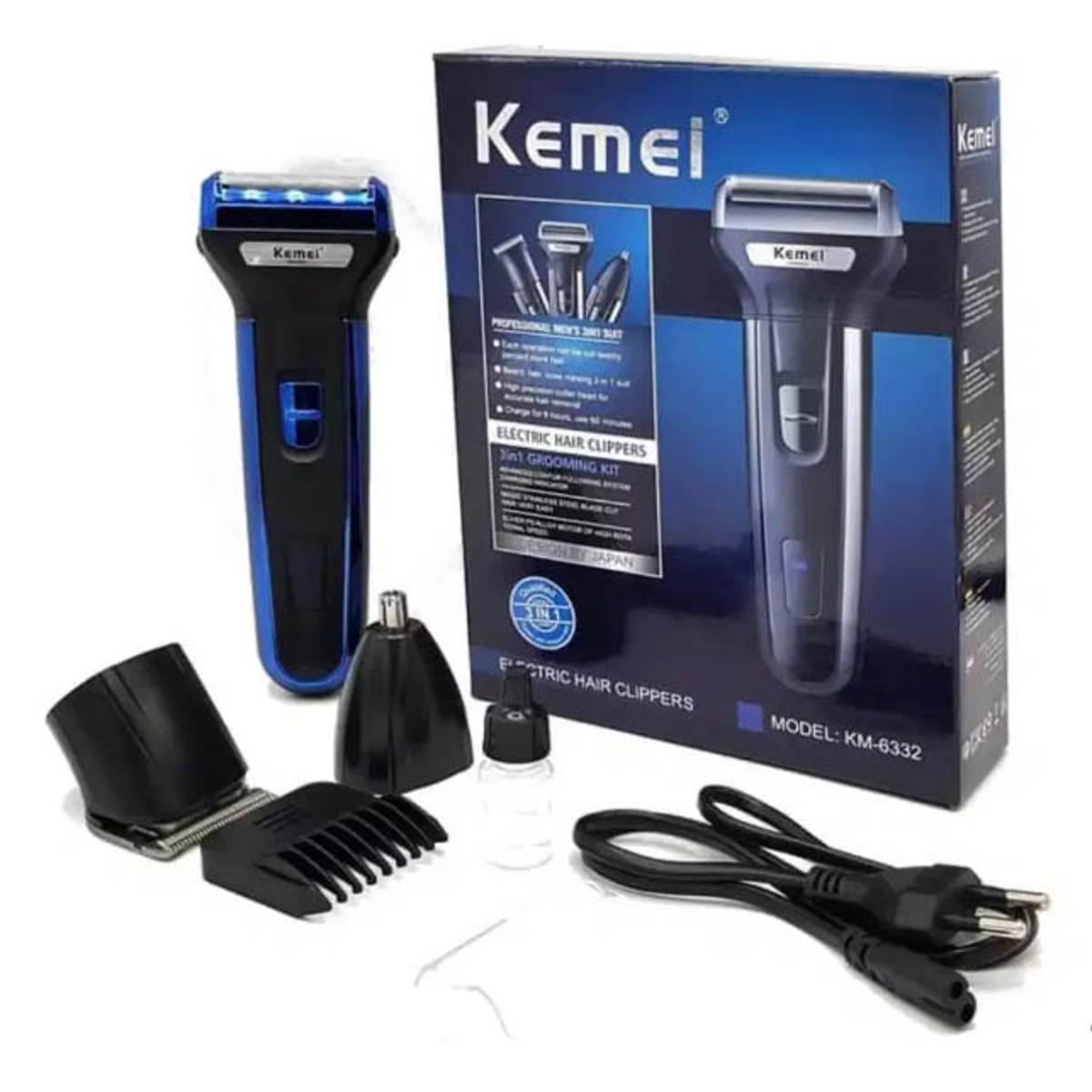 Kemei 3 in 1 Trimmer Shaving Machine