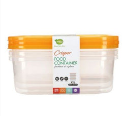 Crisper Food Container Pack of 3 boxes