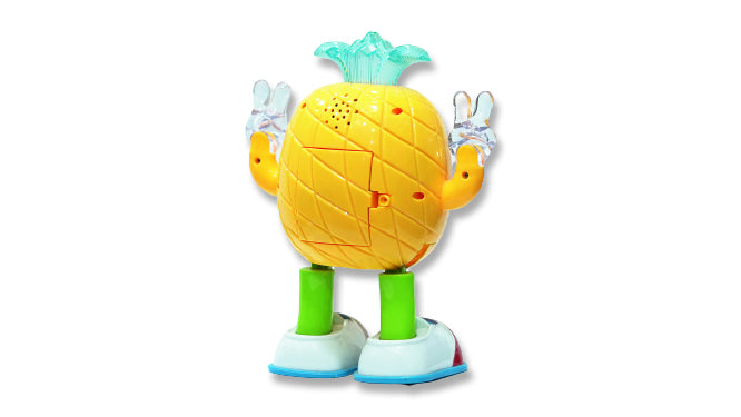 DANCING PINEAPPLE MUSICAL & LIGHTNING TOY (Yellow)