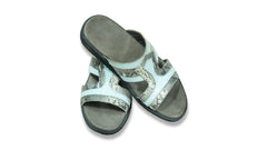 Leather Original Chappal | Men's wear | Grey Light Blue | Dawar's Leather