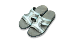 Leather Original Chappal | Men's wear | Grey Light Blue | Dawar's Leather