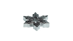 Cookie Cutters, 4 Pcs Snowflake Shaped Stainless Steel