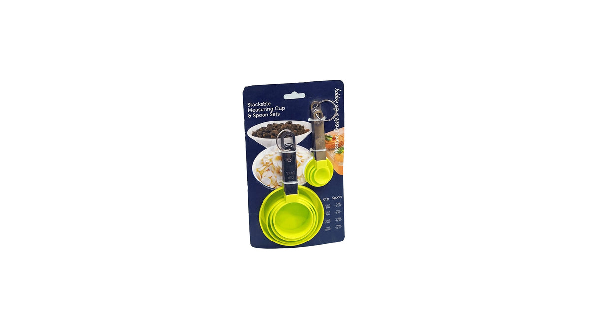 Measuring Cups & Spoons Steel & Plastic