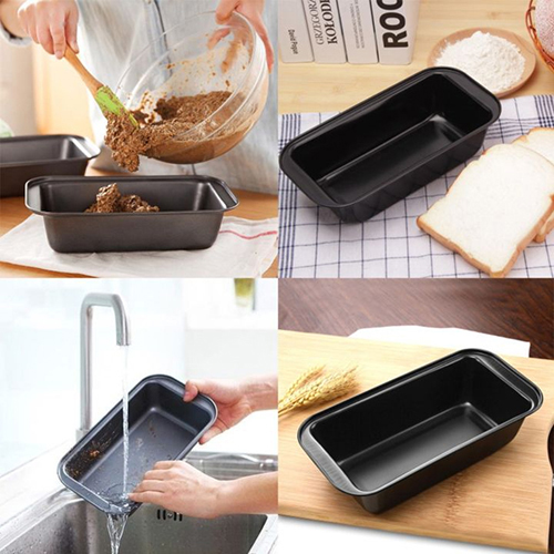 No-Stick Carbon Steel Toast Pan Bread Mold Bakeware Rectangular Cake Bread Loaf