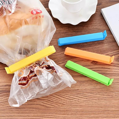 Pack of 12 - Multicolor Reusable Plastic Food Snack Storage Seal