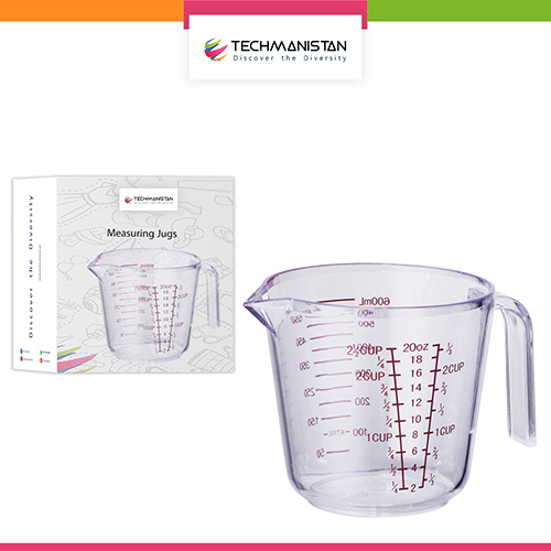 Measuring Jugs BPA-free Stackable Clear Heat-resistant Measuring Cups