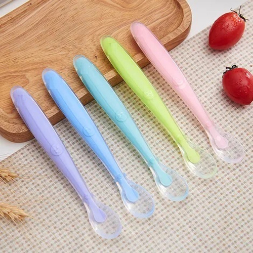 3 Piece's Set - Baby Spoons Silicone Spoon