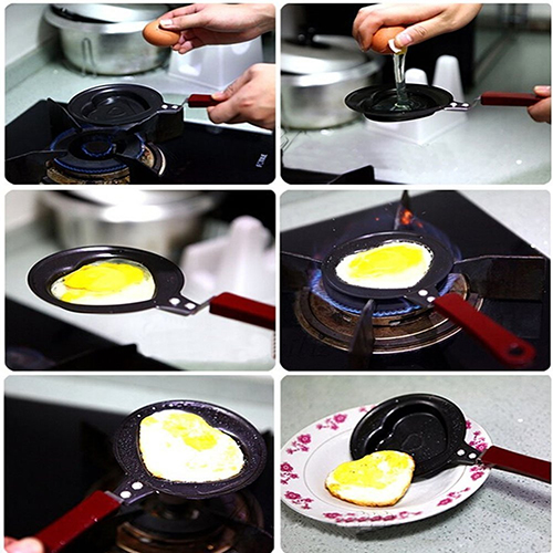 Different Shape Frying Pan Cook Up Some Love Non Stick Mini Fry Pan Egg Mould