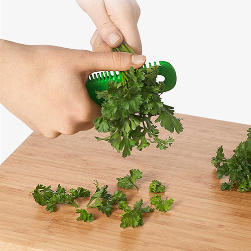 Herb & Kale Striping Comb, Multipurposed Kitchen Vegetables Leaf Comb Peeler Han