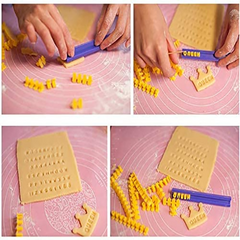 Fondant Cake Alphabet Letter Number Cookies Biscuit Stamp