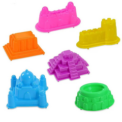 Portable Kinetic Sand Castle Molds Building Sandcastle Beach Kids Moulds