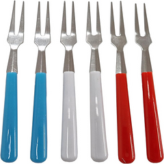 6pcs/set Fruit Forks Cake Salad Cocktail Dessert Forks Fruit Fork