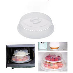 Microwave Dish Covers, Plastic Steam Vent Splatter Lid, Microwave Food Cover