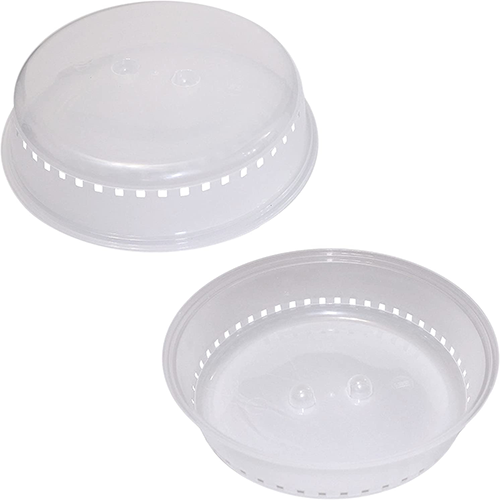 Microwave Dish Covers, Plastic Steam Vent Splatter Lid, Microwave Food Cover