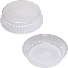 Microwave Dish Covers, Plastic Steam Vent Splatter Lid, Microwave Food Cover