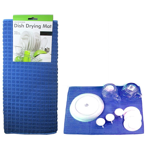 Foldable Microfiber Dish Drying Mat 38 x 50 cm