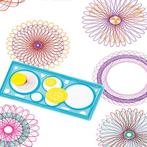 Design Ruler Set/ Plastic Spirograph Ruler For Circle Designing