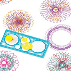 Design Ruler Set/ Plastic Spirograph Ruler For Circle Designing