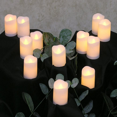 Pack Of 24 - LED Candles, 4cm Smokeless Candles, LED Wax Flameless Candles