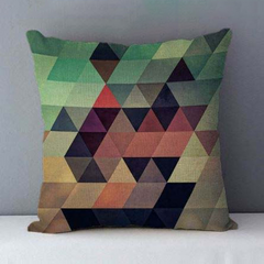 Pack of 10 Random Design/Pattern - Multicolor Geometric Design Cushion Covers