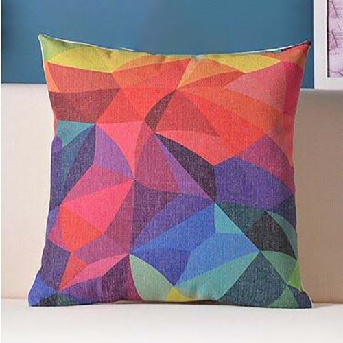 Pack of 10 Random Design/Pattern - Multicolor Geometric Design Cushion Covers