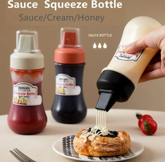 4 Hole Sauce Squeeze Bottle Mayonnaise, Ketchup Dispensers Sauce