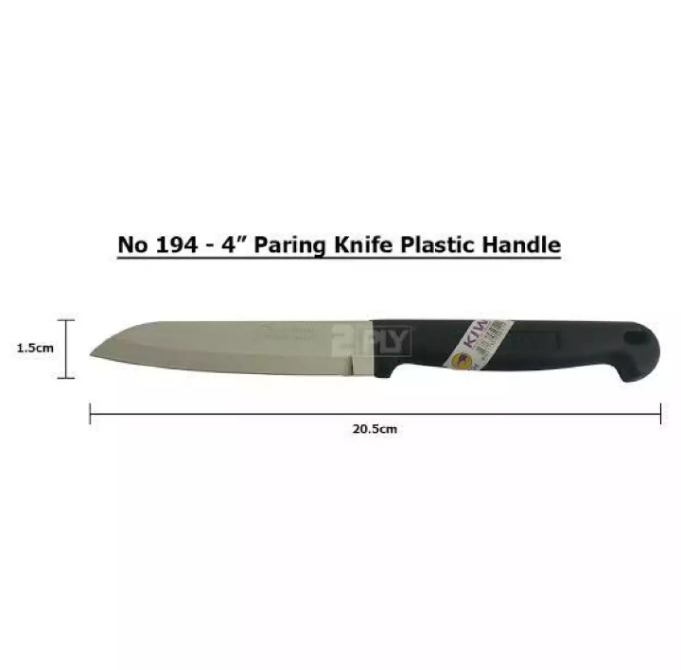 Kitchen Knife Stainless Steel Erogonomic Multi-Layered Plastic Handle