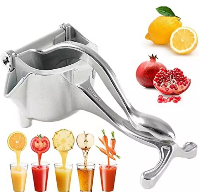 Manual Juicer, Fruit Press Juicer Made Of Heavy Duty Aluminum Alloy