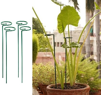 20 Inches Long Plant Support Stakes, Garden Single Stem Flower Plant Support