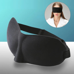 3D Soft Padded Shade Cover Rest Blindfold Eye Sleep Mask