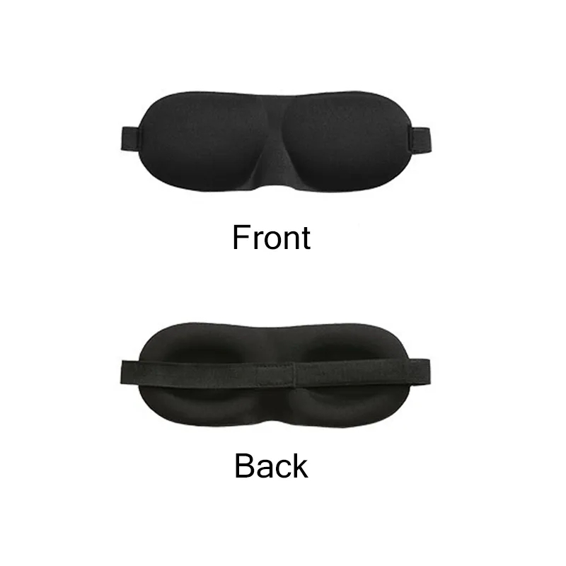 3D Soft Padded Shade Cover Rest Blindfold Eye Sleep Mask