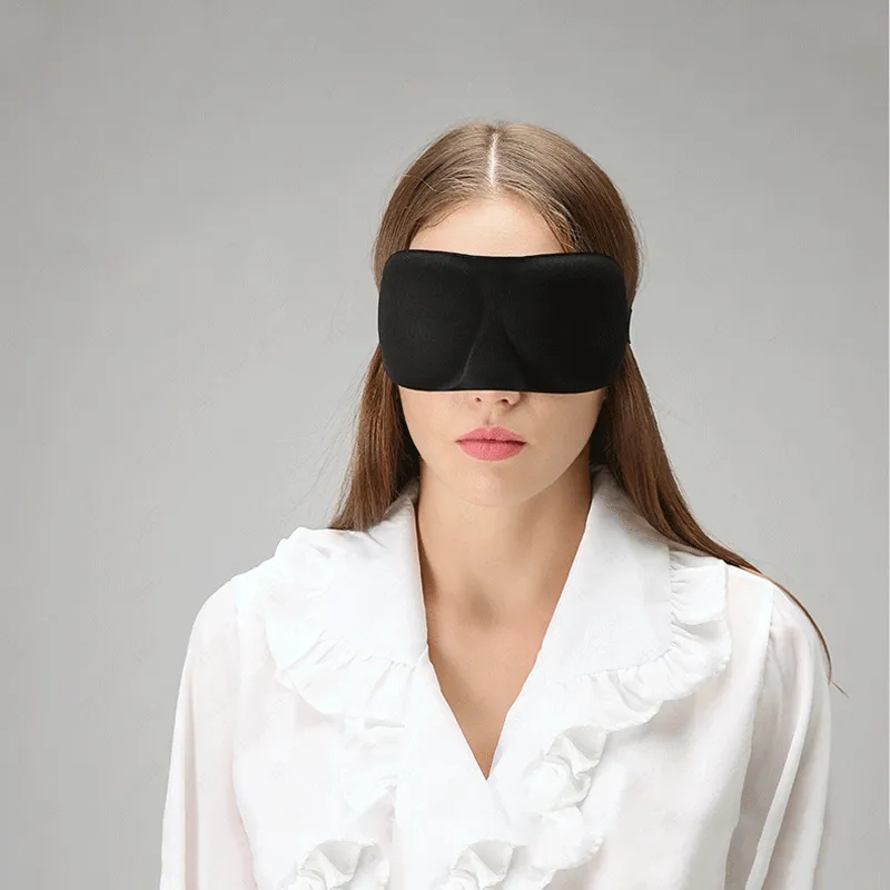 3D Soft Padded Shade Cover Rest Blindfold Eye Sleep Mask