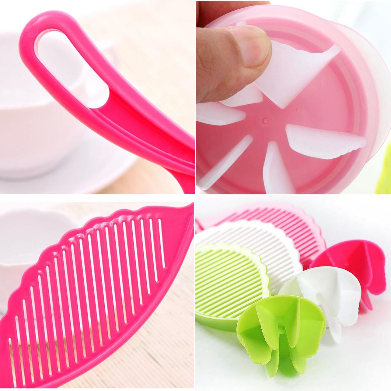 Random Color Plastic Kitchen Rice Bean Washer and Cleaner Colander Practical Pla