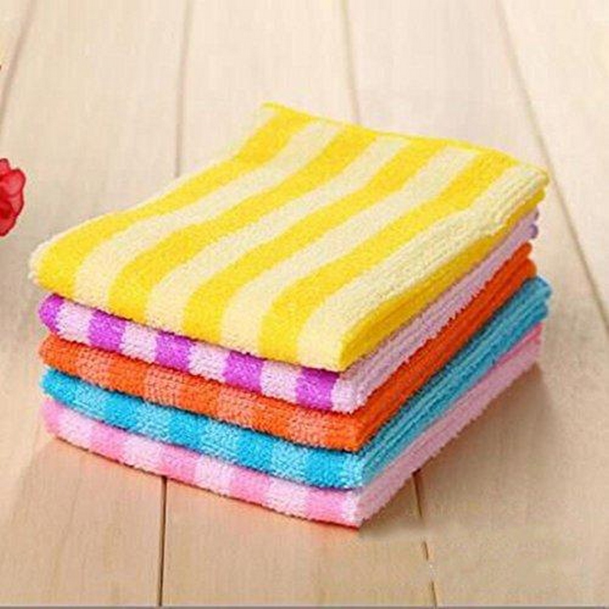 Pack of 5 - Microfiber Kitchen Towels, Cleaning towels, Kitchen towels, Bathroom