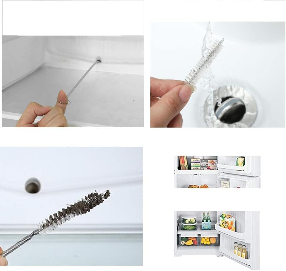 1M Extra Long Flexible Tube Pipe Cleaner Brush Fridge Cleaning Tool, Refrigerato