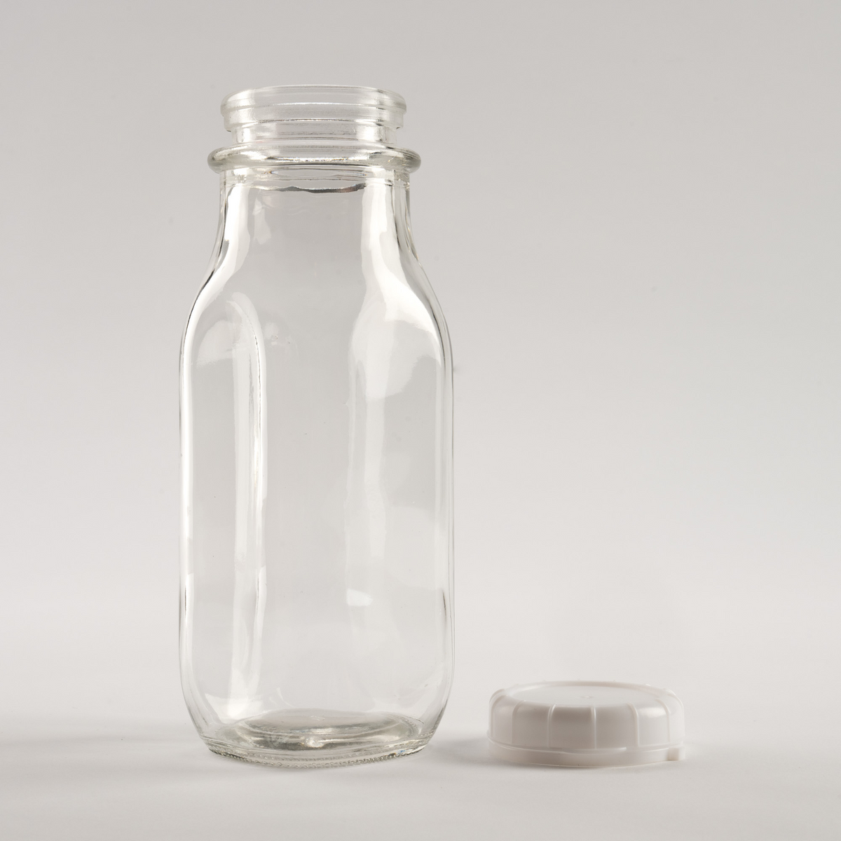 350ml Glass Bottle With Airtight Lid, Juice Bottle, Clear Juice Beverage Square