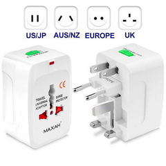 Surge Protector All in One Universal Worldwide Travel Wall Charger Adapter