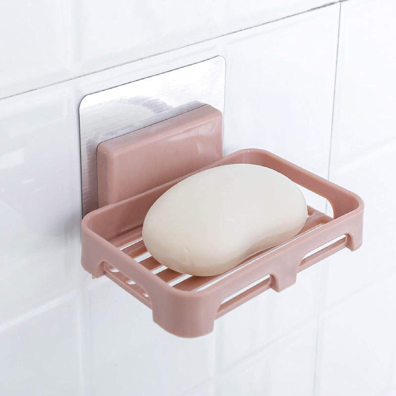 Random Color - Wall Mounted No Drilling Self Adhesive Soap Dish