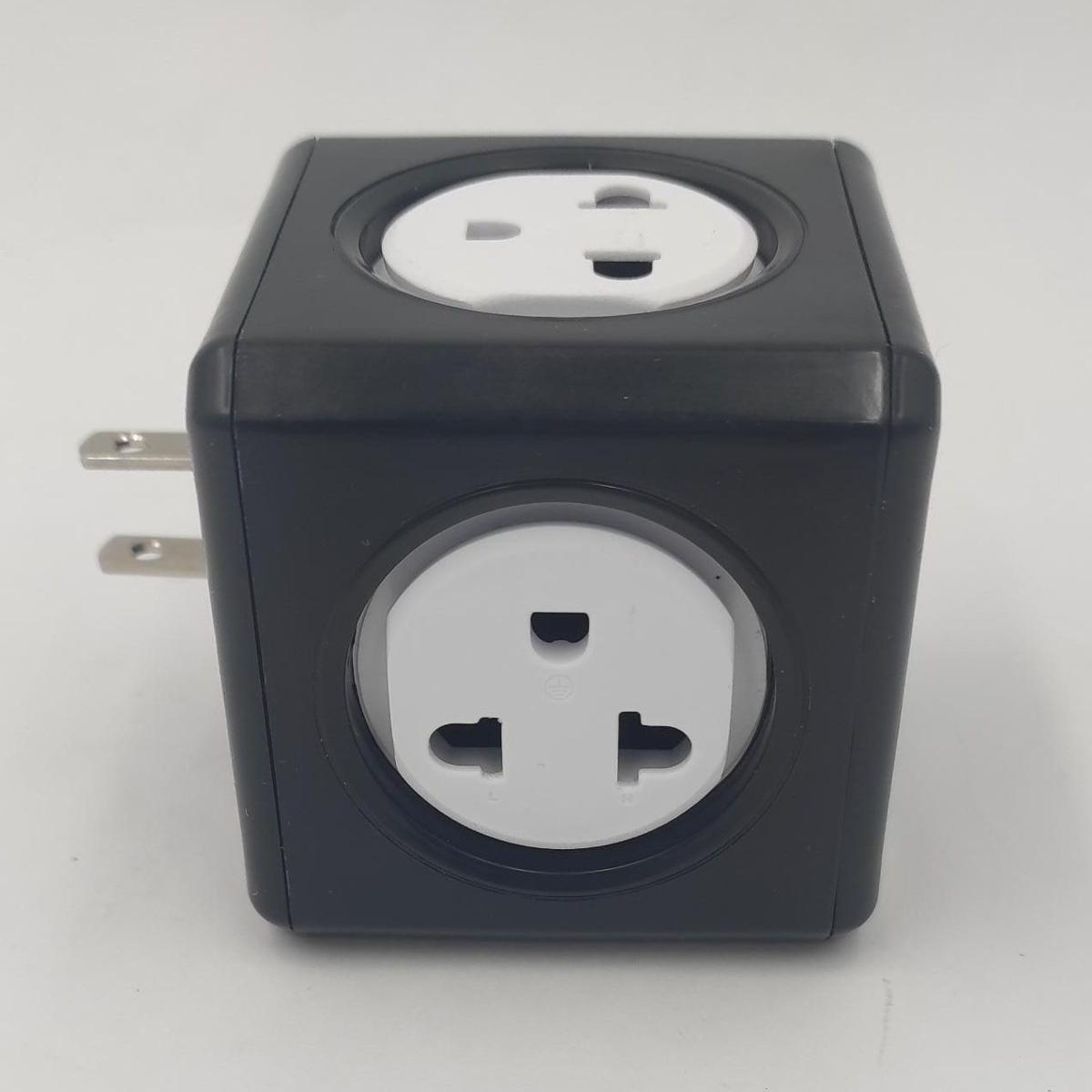 Power Cube, 5 Outlets Power Adapter Wall Adapter, Household Cube Socket Power Ou