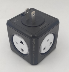 Power Cube, 5 Outlets Power Adapter Wall Adapter, Household Cube Socket Power Ou