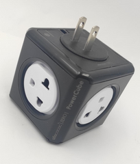 Power Cube, 5 Outlets Power Adapter Wall Adapter, Household Cube Socket Power Ou