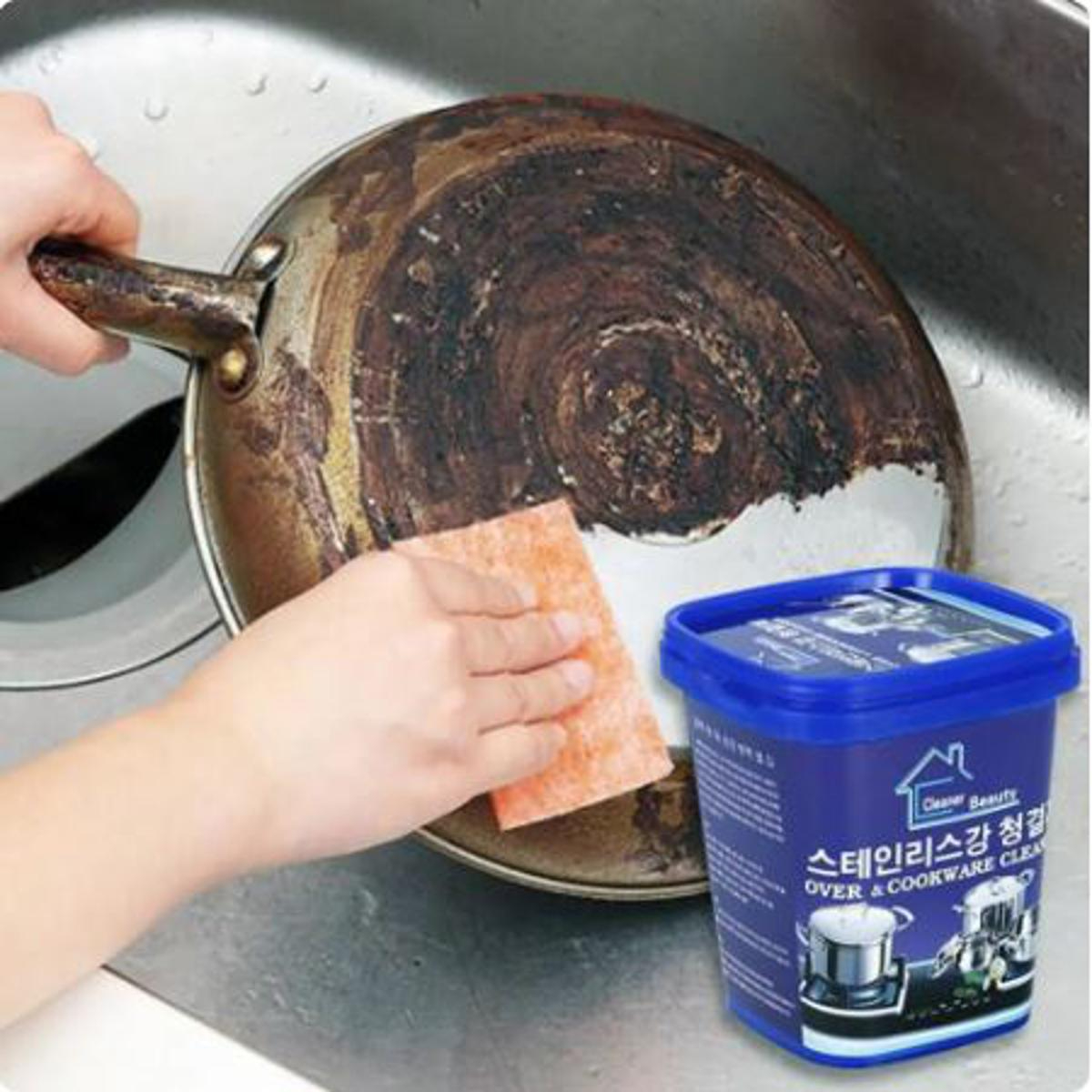 Cookware Cleaner, Oven & Cookware Cleaning Paste Stainless Steel Cleaning Paste