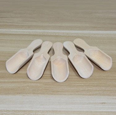 Pack of 6 - Wooden Spice Spoon, Spice Shovel Spoons, Wooden Scoop Spoon