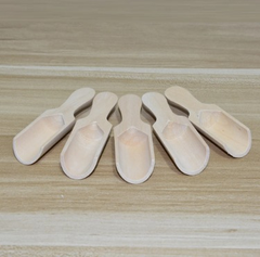 Pack of 6 - Wooden Spice Spoon, Spice Shovel Spoons, Wooden Scoop Spoon