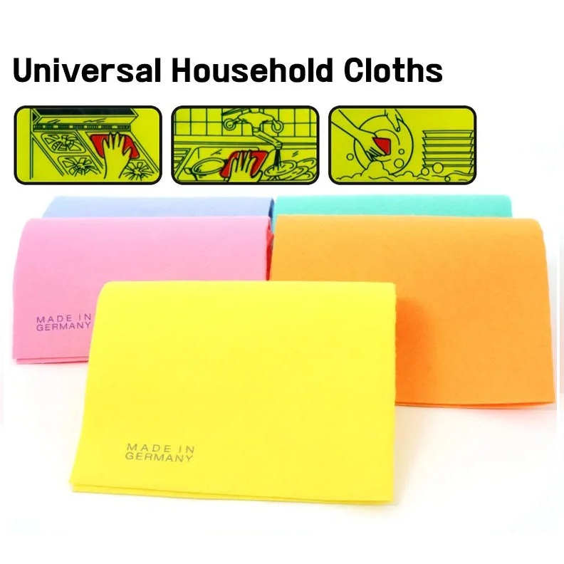 Pack of 3 - Random Color Universal Household Cloths, Super Absorbent Dish Cloths