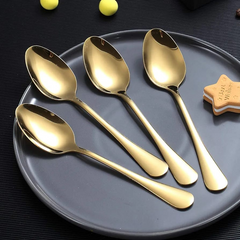 Set of 6 - Mirror Polished Stainless Steel Spoons