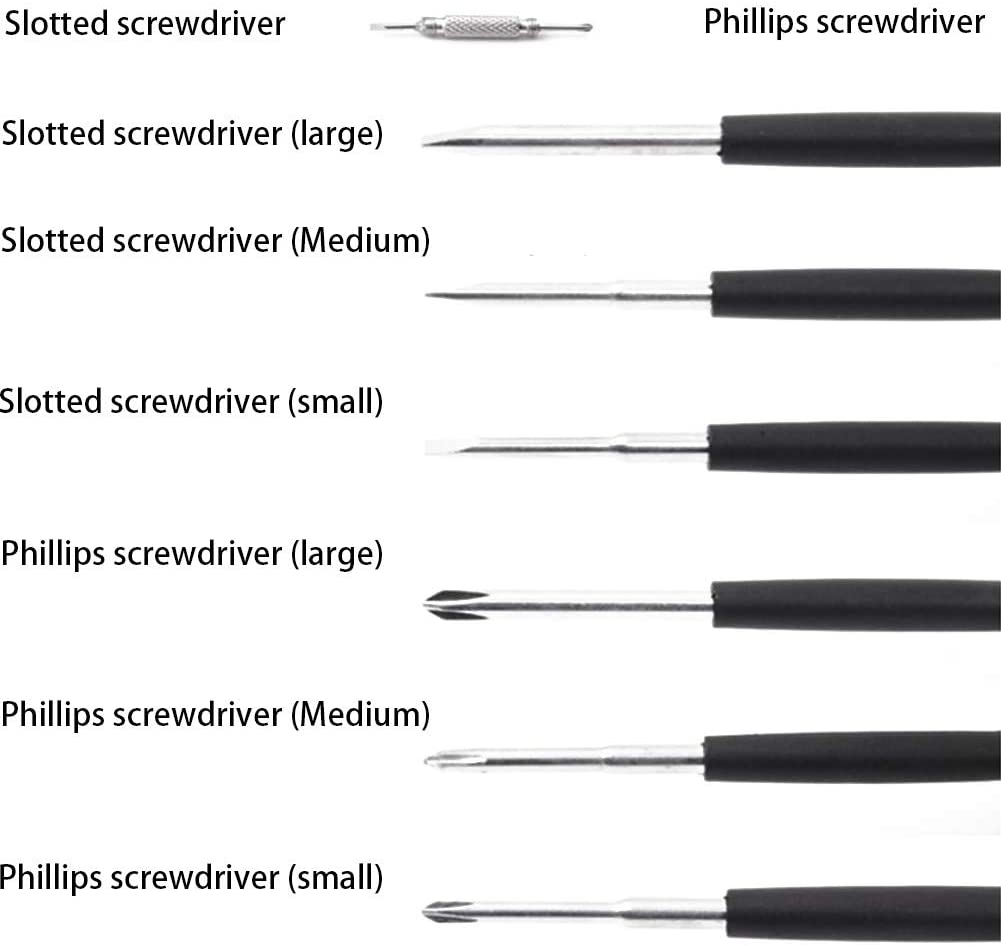 8 In 1 Multifunctional Portable Screwdriver Set With 6 Led Torch Screw Driver Re