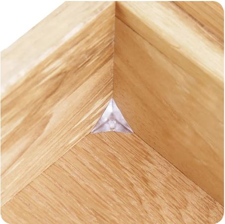 10 Piece's Corner Dust Pads, Kitchen Cabinet Pads, Transparent Corner Dustproof